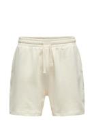 ONLY & SONS Onskarl Life Mid Thigh Sweat Shorts Vit