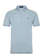 Polo Ralph Lauren Slim Fit Mesh Polo Shirt Blå