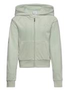 Juicy Couture Tonal Zip Through Hoodie Grön