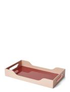 PRINTWORKS Lacquered Tray - Swell, Maroon/Pink M Rosa