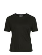 Vila Vialexia O-Neck S/S T-Shirt - Noos Svart