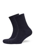 Alpacasocks&Co Merino Casual 2-Pack Marinblå