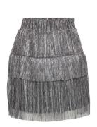 Caly Skirt Kort Kjol Grey Noella