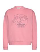 Logo Sws Tops Sweat-shirts & Hoodies Sweat-shirts Pink Lee Jeans