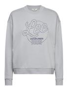 Logo Sws Tops Sweat-shirts & Hoodies Sweat-shirts Grey Lee Jeans