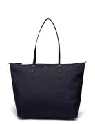 Lauren Ralph Lauren Nylon Large Keaton Tote Bag Marinblå