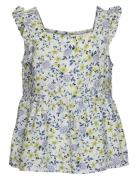 Vero Moda Girl Vmiris Lea Ss Top Wvn Girl Multi/patterned