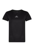 Nwlbeat Poly Tee Woman Tops T-shirts & Tops Short-sleeved Black Newlin...