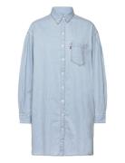 LEVI´S Women Nola Shirt Dress Good Grades 4 Blå