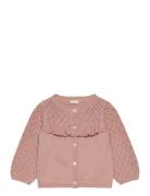 Cardigan Knit Tops Knitwear Cardigans Pink Fixoni