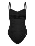 Panos Emporio Potenza Solid Swimsuit Recycled Svart