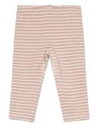 Huttelihut Leggings Striped Rib Rosa