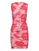 Sutton Short Dress Kort Klänning Pink Noella