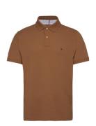 1985 Regular Polo Tops Polos Short-sleeved Brown Tommy Hilfiger