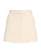 Tommy Hilfiger Core Straight Short Skirt Kräm