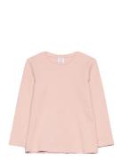 Lindex Top L S Basic Rib Rosa