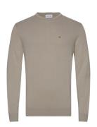 Calvin Klein Cotton Silk Blend Cn Sweater Beige