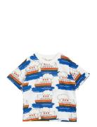 Mini Rodini Ferry Aop Ss Tee Multi/patterned