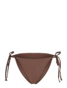 Gina Tricot Highshine Bikini Brief Brun