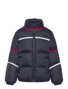 Tommy Hilfiger Global Stripe Padded Jacket Marinblå