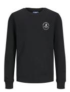 Jack & J S Jjeswift Sweat Crew Neck Noos Jnr Svart