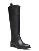 ALOHAS Billie Black Leather Boots Svart