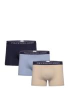 Polo Ralph Lauren Underwear Classic Stretch-Cotton Trunk 3-Pack Marinb...