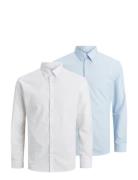 Jack & J S Jjjoe Shirt Ls 2 Pack Vit