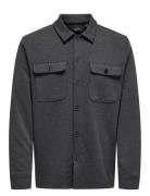 ONLY & SONS Onsnewkodyl Overshirt Sweat Noos Grå