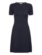 Tommy Hilfiger Co Jersey Stitch F&F Dress Marinblå