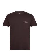 Lee Jeans Medium Wobbly Lee Tee Brun