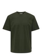 ONLY & SONS Onsfred Life Rlx Ss Tee Noos Grön