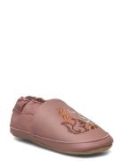 Melton Leather Slippers Autumn Botani Rosa