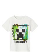 Name It Nkmjoshi Minecraft Ss Top Box Bfu Vit