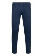 Replay Anbass Trousers Slim Hyperflex Colour Xlite Marinblå