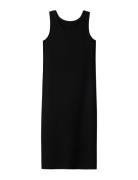 LMTD Nlfnunnerev Sl Midi Tank Dress Svart