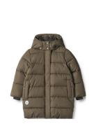 Wheat Puffer Coat Yrsa Khaki Green