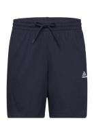 Adidas Sportswear Essentials Single Jersey 3 Stripes Short Marinblå