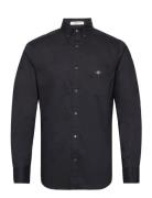 GANT Reg Poplin Shirt Svart