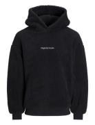 Jack & J S Jorvesterbro Teddy Sweat Hood Sn Svart