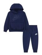 Nike Nike Sportswear Futura Pullover Hoodie And Pants Set Marinblå