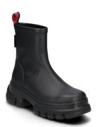 Tommy Hilfiger Tjw Chunky Chelsea Boot Mix Mat Svart