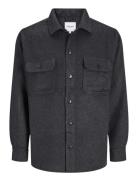 Jack & J S Jjebradley Ollie Overshirt Ls Noos Svart