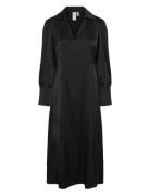 YAS Yaspella Ls Long Dress S. Noos Svart