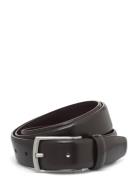 Mango Leather Belt Svart