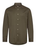 Tommy Hilfiger Flex Poplin Rf Shirt Khaki Green