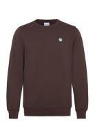 Knowledge Cotton Apparel Erik Basic Badge Sweat - Gots/Vegan Brun