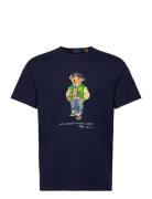 Polo Ralph Lauren Classic Fit Polo Bear Jersey T-Shirt Marinblå