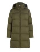 Tommy Hilfiger Hw Down Casual Coat Khaki Green