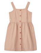 Liewood Zia Stripe Dress Orange